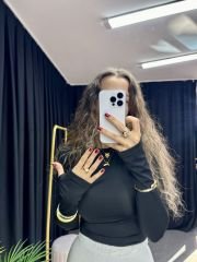 Parmak Geçmeli Siyah Body✨