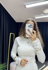 Parmak Geçmeli Beyaz Body✨